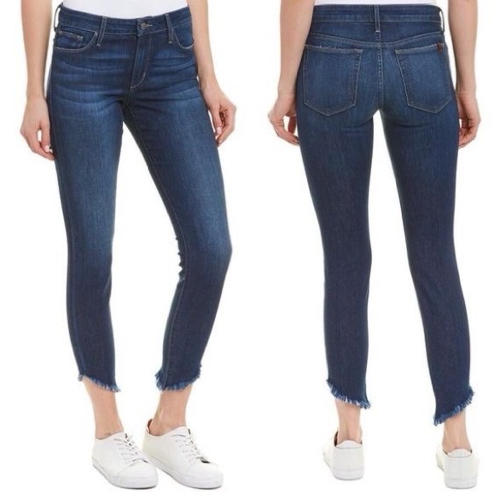 Joes frayed hem skinny jeans